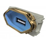 Modulo USB 2a - Novara Azul Gold